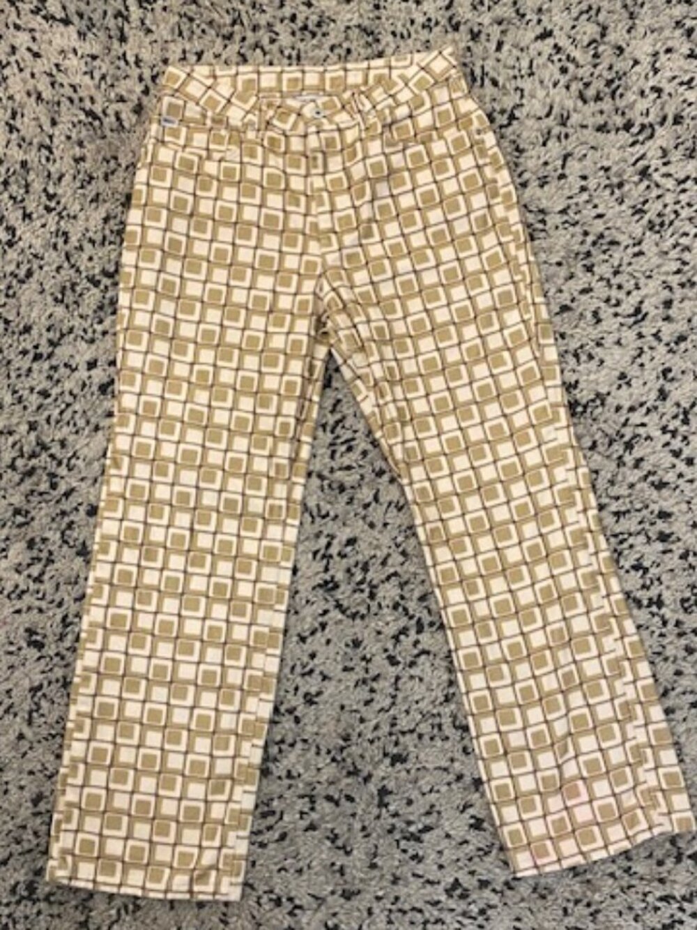 The Ragged Priest Jeans Size 30 Square Pattern Retro Vibe